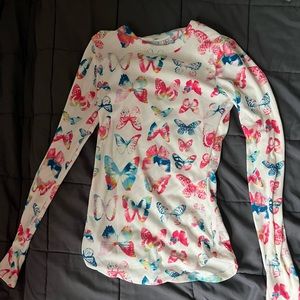 Butterfly tight shirt